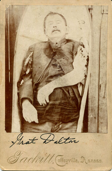 Photographs The Dalton Gang Members In Death Killed During The Attempted Simultaneous