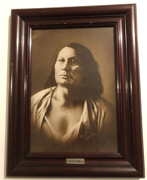 Original Photograph Of Lakota Sioux Chief Gall BARRY, DAVID F. [PHOTOGRAPHER]