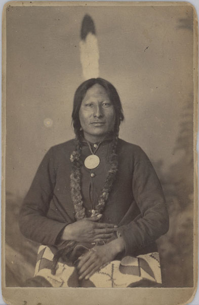 Photograph - Sioux War Chief, Rain-In-The-Face ORLANDO SCOTT GOFF