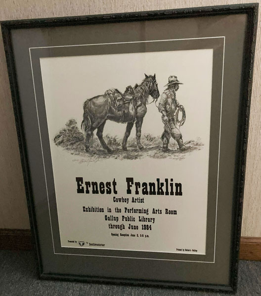 Ernest Franklin, Cowboy Artist - Poster THE SOUTHWESTERNER