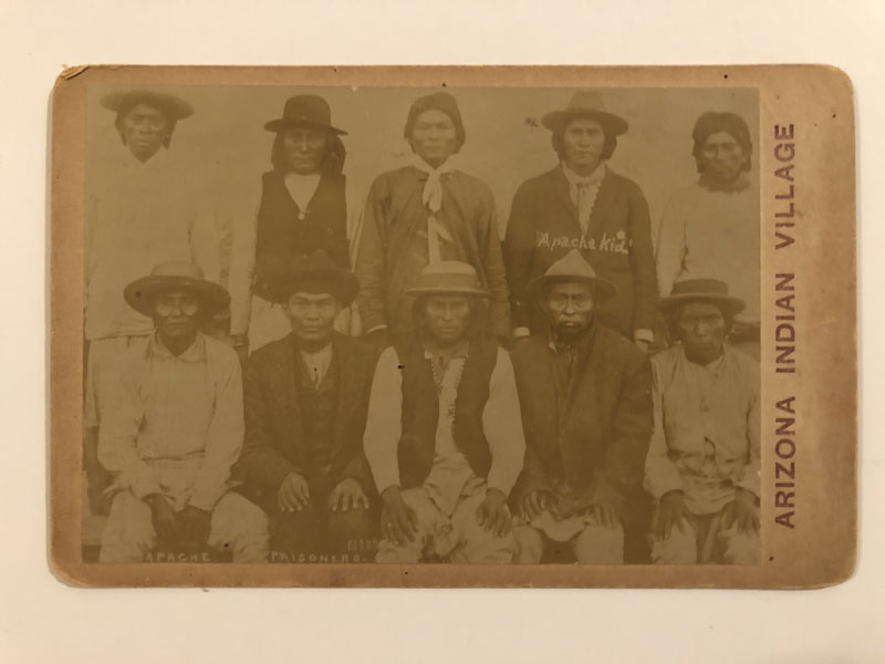 Apache Kid--Original Photograph Of A Group Of Apache Prisoners, Including The Apache Kid ANONYMOUS