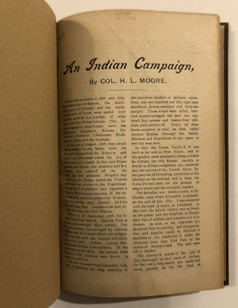 An Indian Campaign COL H. L. MOORE