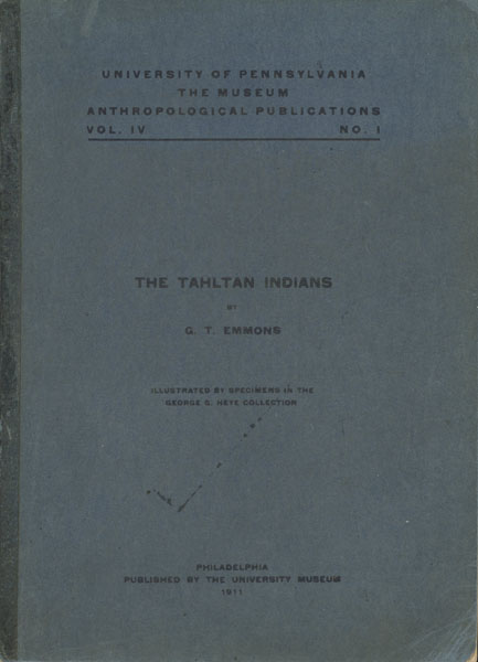 The Tahltan Indians G. T. EMMONS