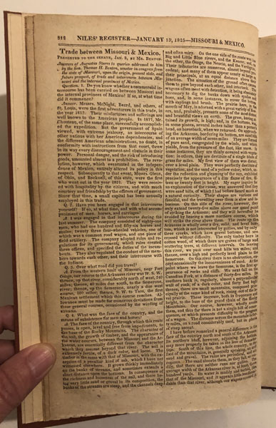 Answers Of Augustus Storrs, Of Missouri, To Certain Queries Upon The Origin, Present State, And Future Prospect, Of Trade And Intercourse Between Missouri And The Internal Provinces Of Mexico AUGUSTUS STORRS