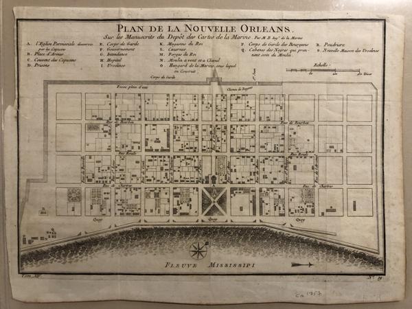 Plan De La Nouvelle Orleans. JACQUES NICOLAS BELLIN