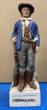 Billy The Kid 13 1/2" Colored Porcelain Statue.  (WESTERN ART).