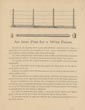 An Iron Post For A Wire Fence - Pictorial Broadsheet THE AMERICAN IRON POST AND CONSTRUCTION COMPANY