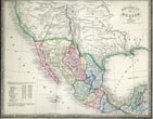 Early Western Map Of The Republic Of Mexico And Texas JAMES WYLD