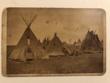 Original Photograph Of Sitting Bull's Camp At Fort Buford, Dakota Territory In 1881 ORLANDO SCOTT GOFF