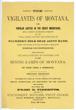 Rare Prospectus For The Vigilantes Of Montana, Or Popular Justice In The Rocky Mountains; Being A Correct And Impartial Narrative Of The Trial, Chase, Capture And Execution Of Plummer's  Bold Road Agent Band: Together With Accounts Of The Lives And Crimes Of Many Of The Robbers And Desperadoes; Being The Only Reliable History Of Pioneer Life In The Mining Camps Of Montana PROF THOS J. DIMSDALE