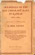 Memories Of The Old Emigrant Days In Kansas 1862-1865; Also Of A Visit To Paris In 1867 MRS ORPEN